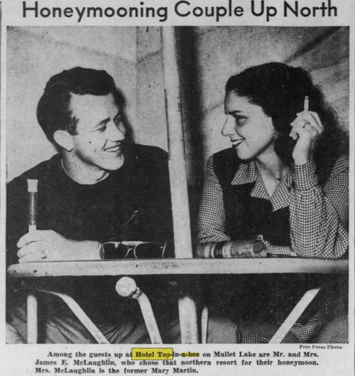 Hotel Top-In-A-Bee - July 1946 Honeymooners (newer photo)